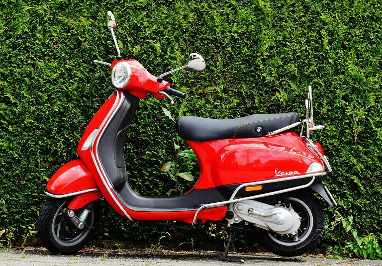 rode scooter