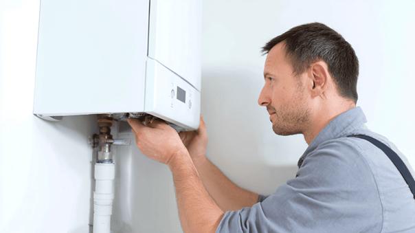 cv-ketel met installatie